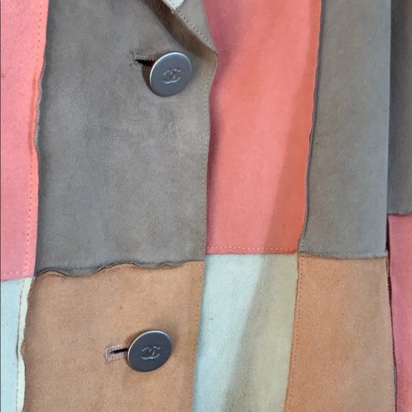 Chanel Goat Suede Patchwork Jacket EUR38 Authentic - Picture 5 of 14